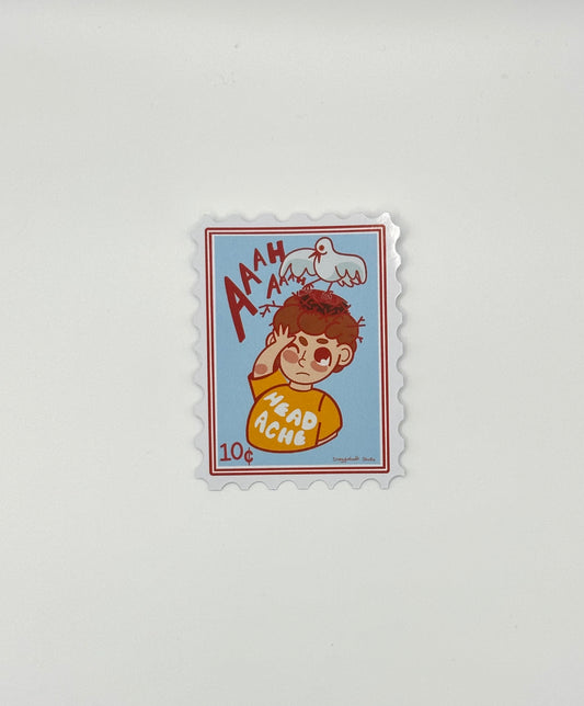 Headache Sticker