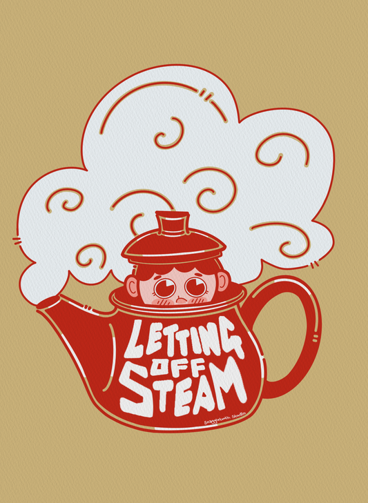 Letting Off Steam Print