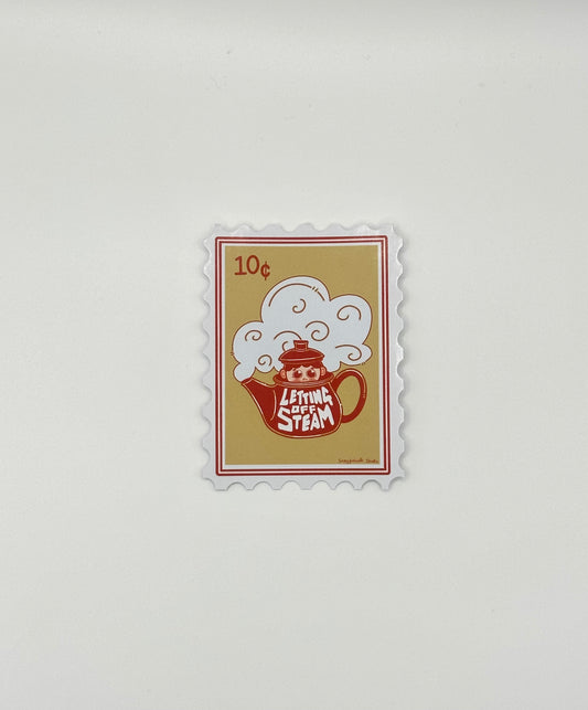 Letting Off Steam Sticker