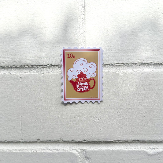 Letting Off Steam Sticker