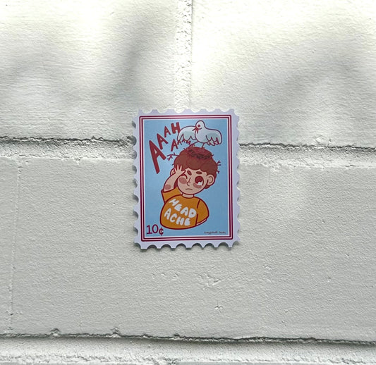 Headache Sticker