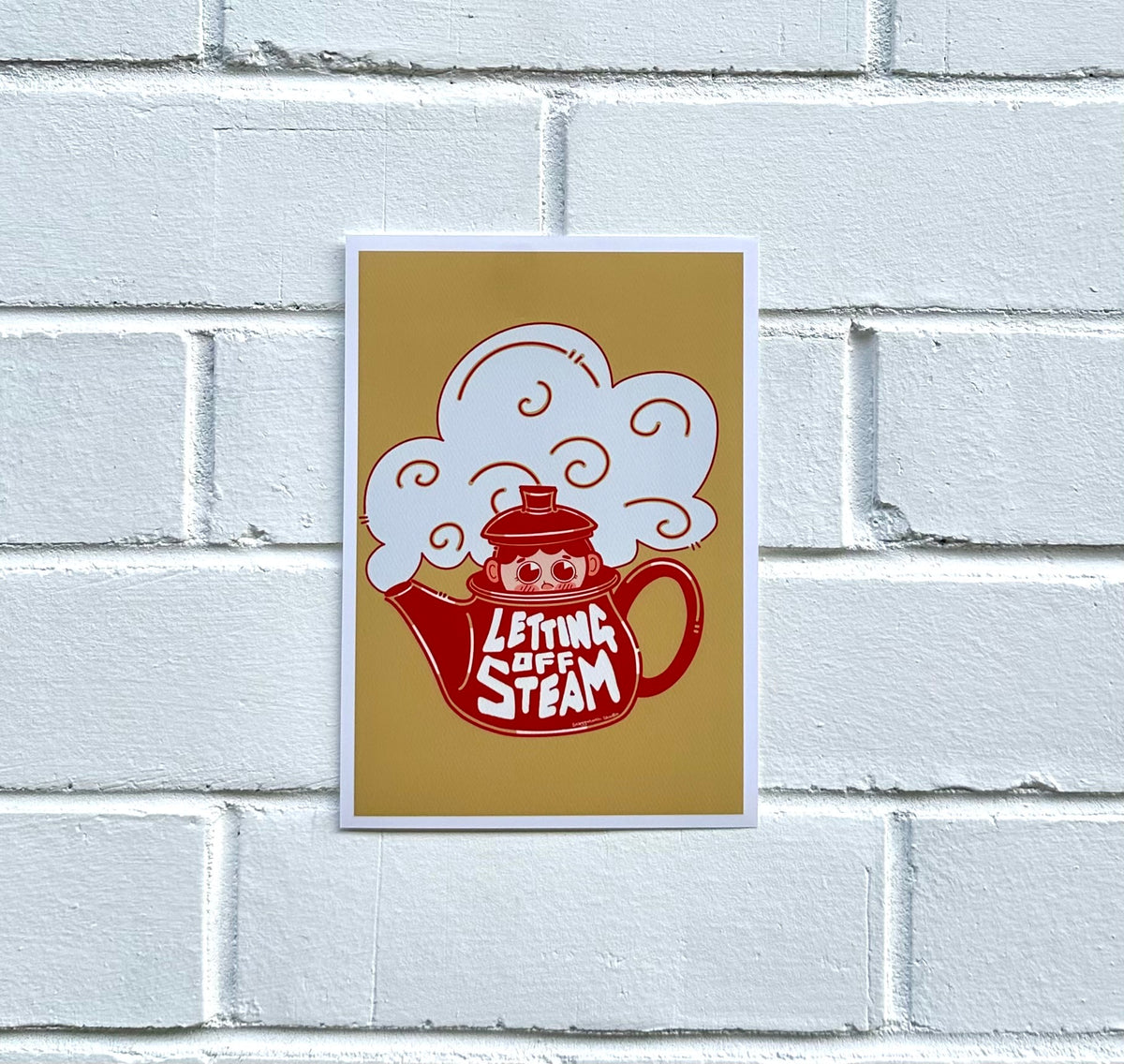 Letting Off Steam Print