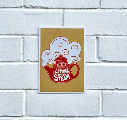 Letting Off Steam Print