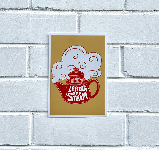 Letting Off Steam Print