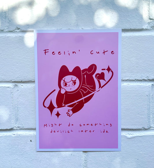 Cheeky Devil Print